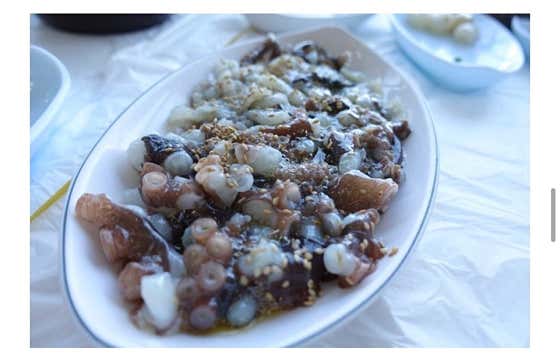 낚지탕탕이 메뉴 사진(네이버)