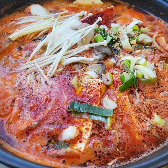 두부전골 메뉴 사진(네이버)