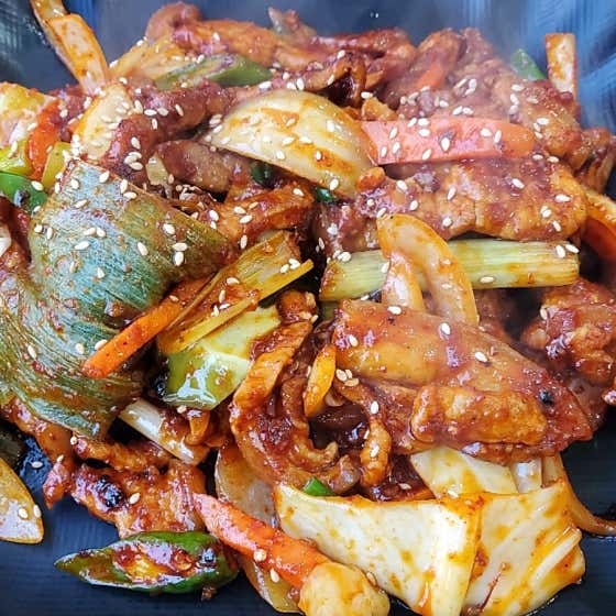 제육복음 메뉴 사진(네이버)