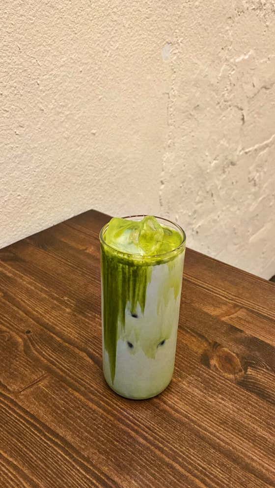 녹차라떼 메뉴 사진(네이버)