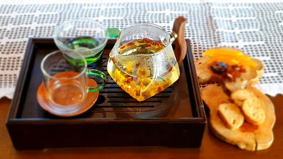 구기자국화차 메뉴 사진(네이버)
