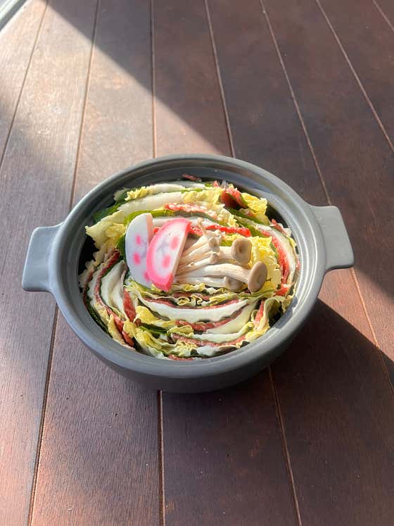 밀푀유나베정식 메뉴 사진(네이버)