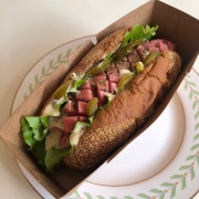 갈릭핫도그 메뉴 사진(네이버)