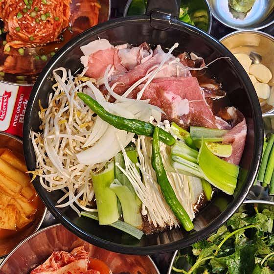 돼지불고기정식 메뉴 사진(네이버)