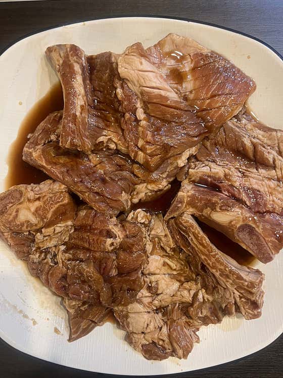 돼지양념갈비(수제 주방장님) 250g 메뉴 사진(네이버)