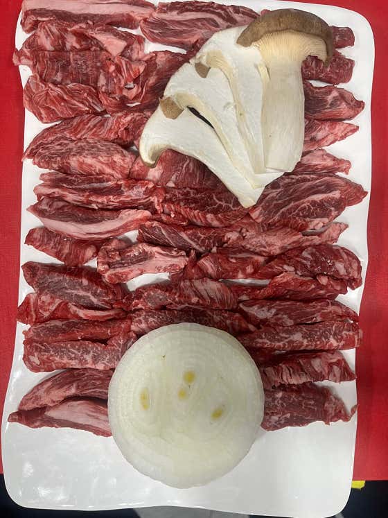 갈비살 150g 메뉴 사진(네이버)