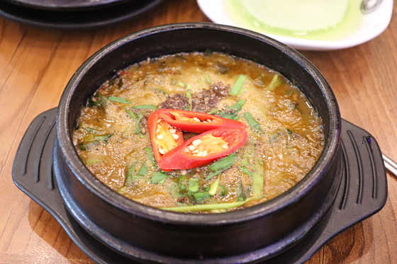 100년장수탕 메뉴 사진(네이버)