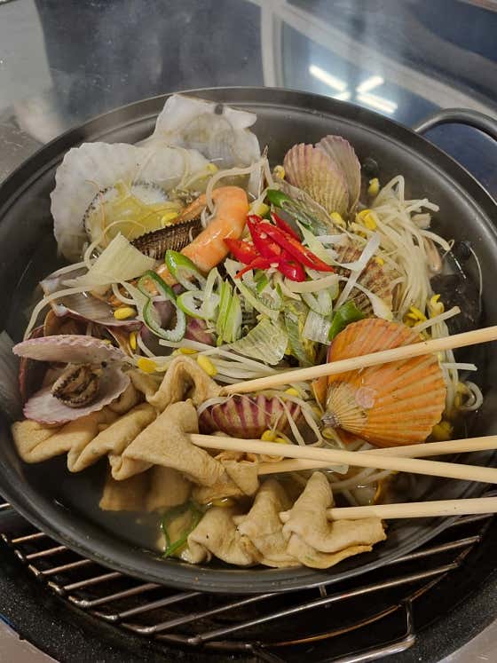 조개탕 메뉴 사진(네이버)