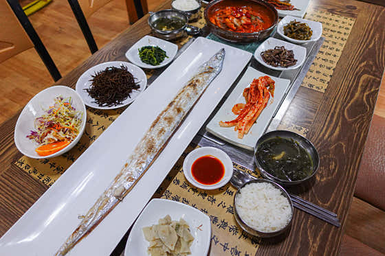 고사리순살갈치조림+통갈치구이 2인세트 메뉴 사진(네이버)