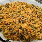 날치알 버터 볶음밥 메뉴 사진(네이버)