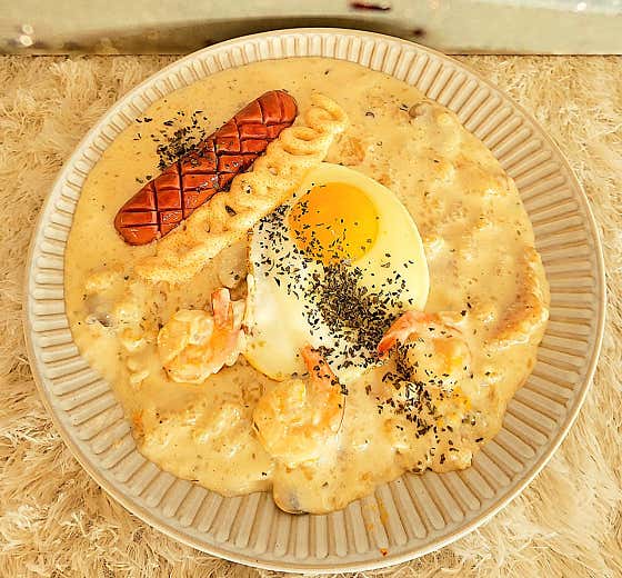 명란크림리조또 메뉴 사진(네이버)