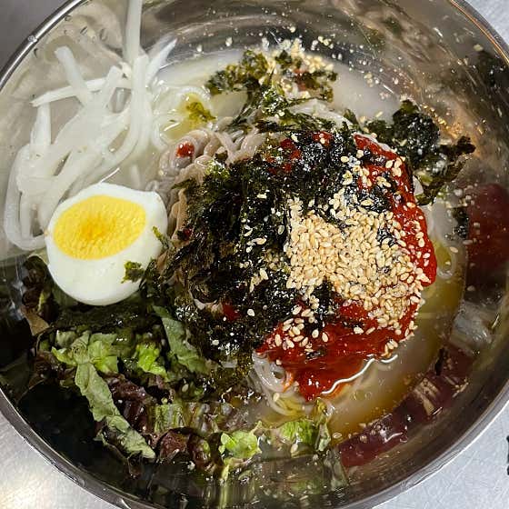메밀 막국수 메뉴 사진(네이버)