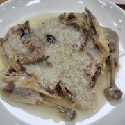토종닭 백숙과 구수한 누룽지죽 메뉴 사진(네이버)