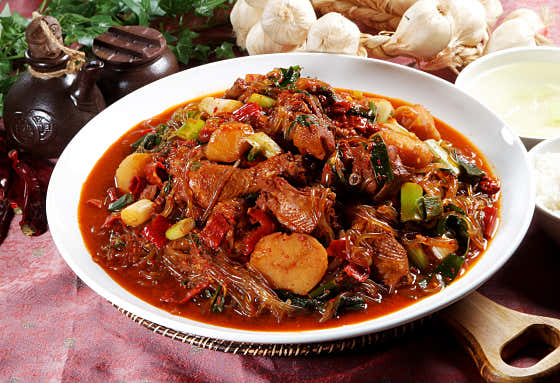 빨간찜닭(한마리) 메뉴 사진(네이버)
