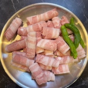 [200g] 얇아서 맛있는 대패삼겹살 메뉴 사진(네이버)
