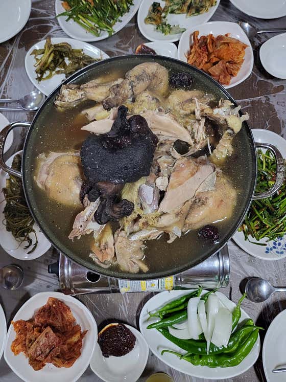 능이버섯 추가 메뉴 사진(네이버)