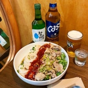 대패 비빔국수 메뉴 사진(네이버)
