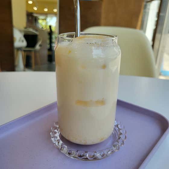 망고라떼 메뉴 사진(네이버)