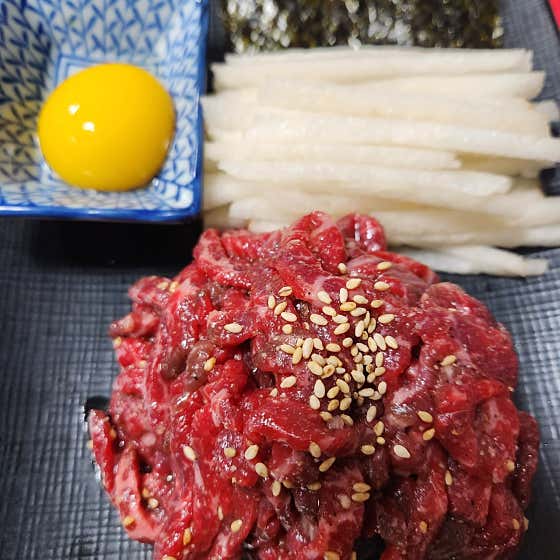 한우육회 메뉴 사진(네이버)
