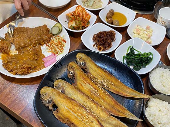 군산박대구이정식 메뉴 사진(네이버)