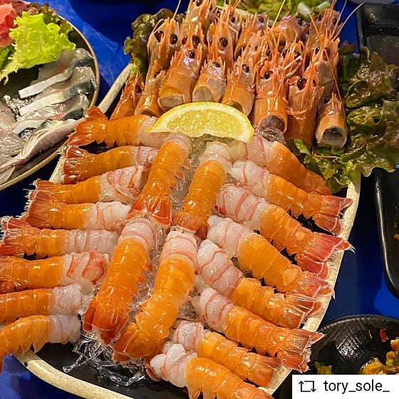 딱새우회 메뉴 사진(네이버)