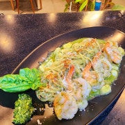 쉬림프 바질페스토 파스타 메뉴 사진(네이버)