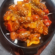 소세지 야채볶음 메뉴 사진(네이버)