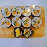 명품김밥 메뉴 사진(네이버)