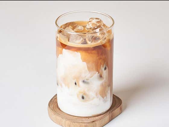 바닐라빈 라떼 메뉴 사진(네이버)