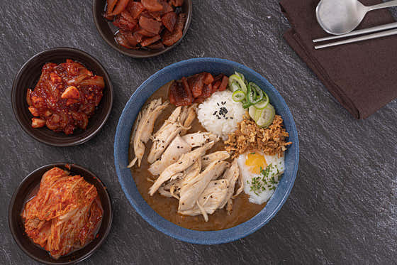 카레(curry)> 수비드닭가슴살카레 메뉴 사진(네이버)