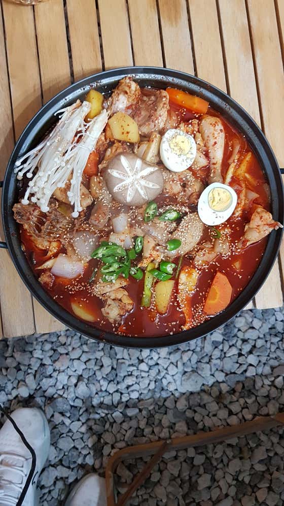 닭볶음탕 메뉴 사진(네이버)
