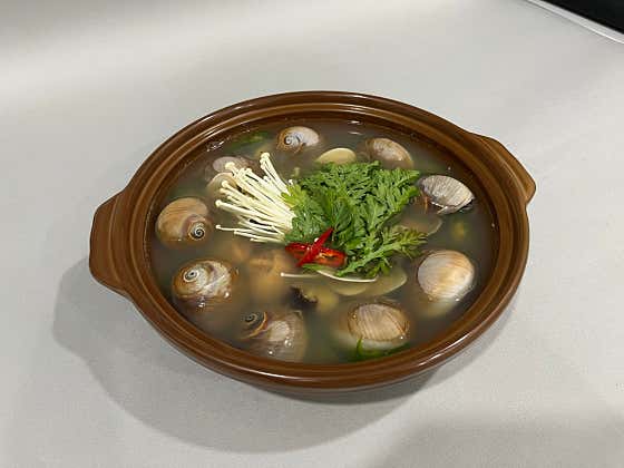 통골뱅이전골 메뉴 사진(네이버)