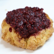 라즈베리 잼스콘 메뉴 사진(네이버)