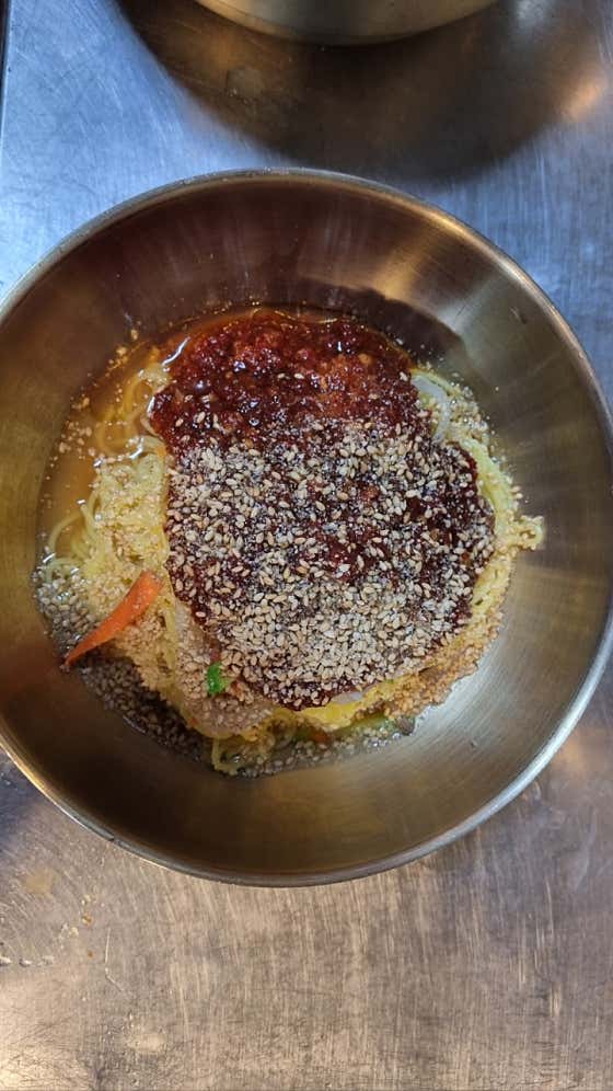 비빔국수 메뉴 사진(네이버)