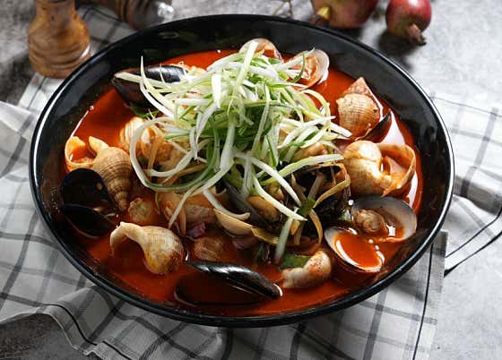 통골뱅이짬뽕탕 메뉴 사진(네이버)