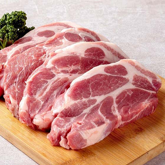 목살 100g 메뉴 사진(네이버)