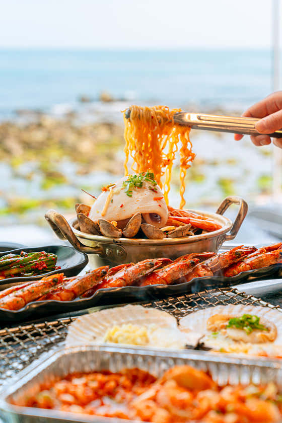 해물라면 메뉴 사진(네이버)