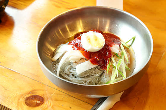 비빔냉면 메뉴 사진(네이버)