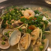 바지락 술찜 메뉴 사진(네이버)