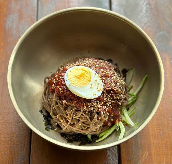 메밀 간장국수 메뉴 사진(네이버)