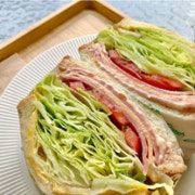햄치즈샌드위치 메뉴 사진(네이버)