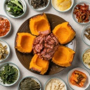 호박오리구이 한마리반 메뉴 사진(네이버)