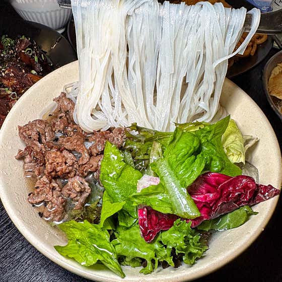 금선냉면 메뉴 사진(네이버)