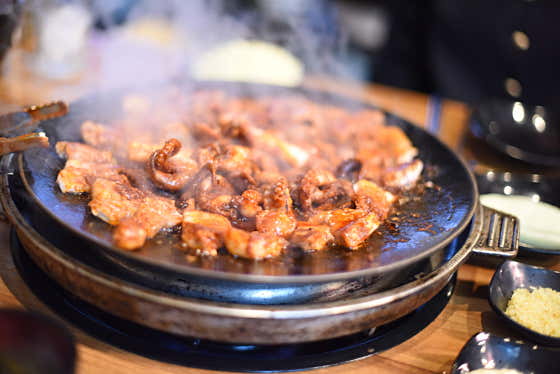 프리미엄 쭈꾸미볶음 매운맛 선택가능 메뉴 사진(네이버)
