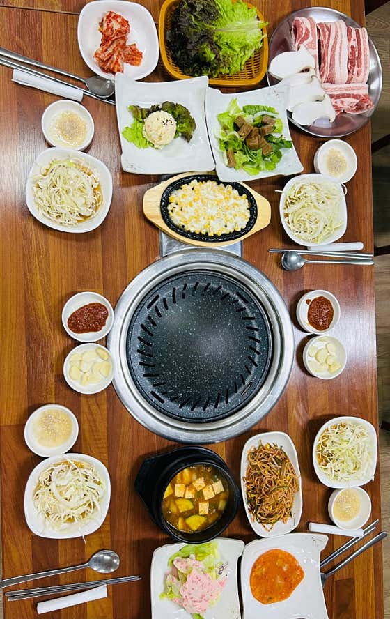 생삼겹살 메뉴 사진(네이버)