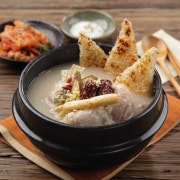 송화 누룽지삼계탕 메뉴 사진(네이버)