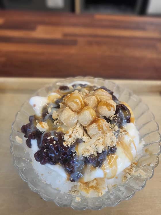 팥빙수 메뉴 사진(네이버)