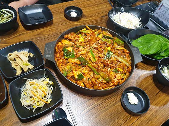 갑오삼겹철판(2,3,4인)육해공집합! 메뉴 사진(네이버)