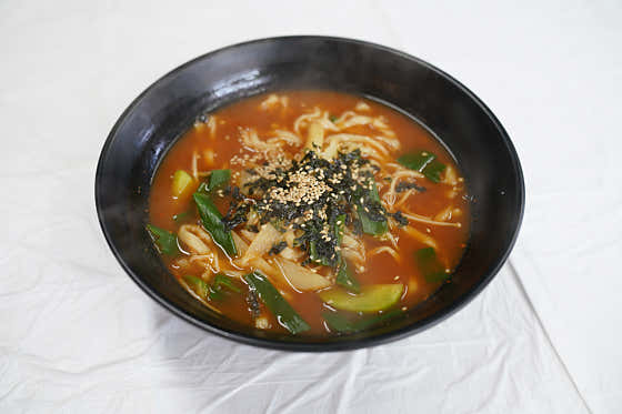 장칼국수 메뉴 사진(네이버)