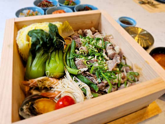 1인 편백찜 (런치 한정) 메뉴 사진(네이버)